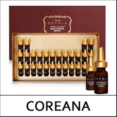 [Coreana] (bo) ORTHIA Perfect Collagen 28 Days Intensive Ampoule (2ml*28ea) 1 Pack / EXP 2027.02 / (a) 84/7499(4) / 8,000 won(R)